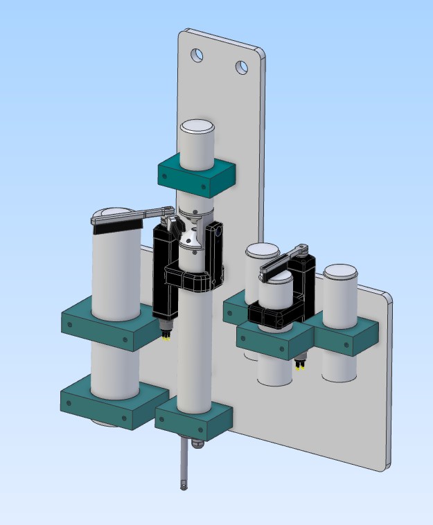 TriOS multi-wipe mounting plate
