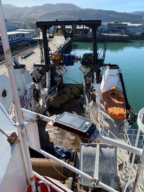 Deck Unit fitted to a deep water trawler
