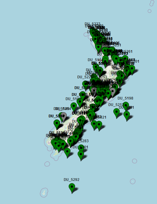 Moana Deck Units around New Zealand